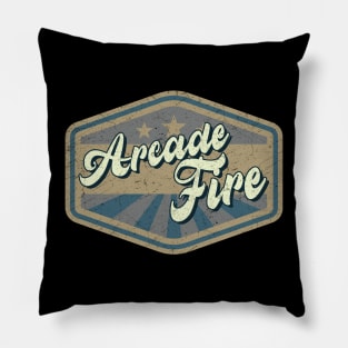 vintage Arcade Fire Pillow