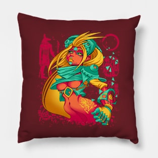 Egyptian colorful girl Pillow