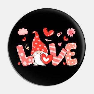 Gnome Love Valentine Day Pin