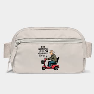 Never Underestimate an Old Man With a Mobility Scooter Bag