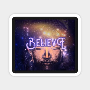 Believe In Buddha Magnet