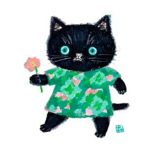 Flower cat T-Shirt