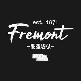 Fremont Nebraska City State Vintage T-Shirt