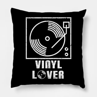 Vinyl Lover for Record Collector Pillow