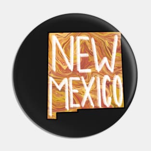 Customizable New Mexico “home” heart Pin