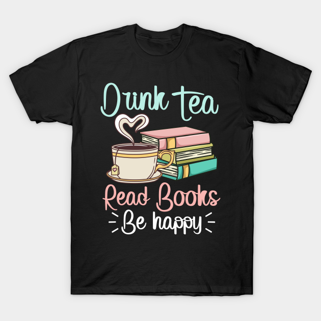 Book Tea Reading - Book - T-Shirt