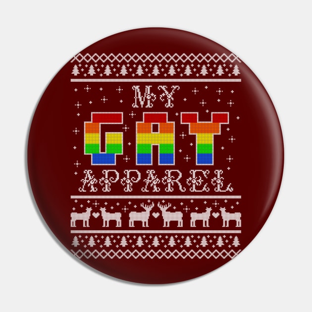 My Gay Apparel Pin by Harley C