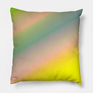 YELLOW PINK BLUE GREEN ABSTRACT TEXTURE Pillow