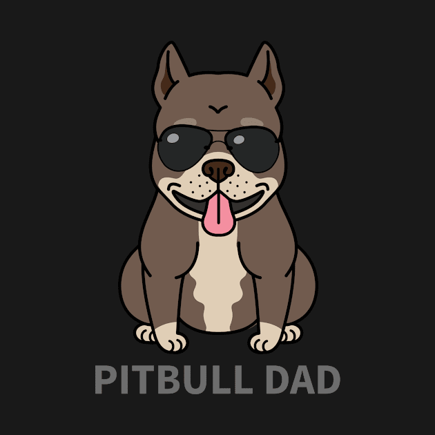 Cool Dog - Pitbull Dad by FoxCrew