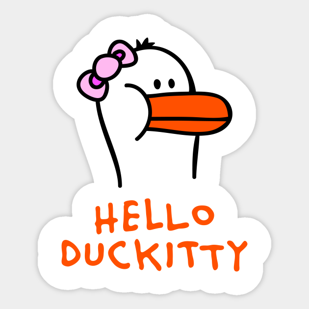 Duck Kitty - Kitty - Sticker