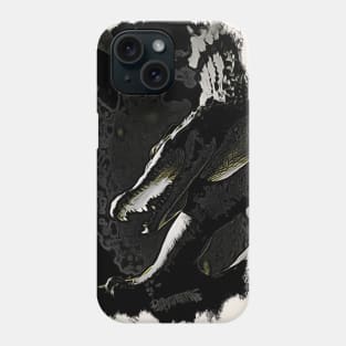 Crocodile in the dark Phone Case