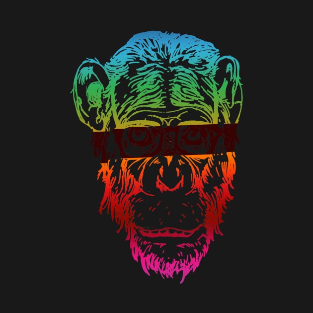 Enlightened Chimp by FallingSputnik