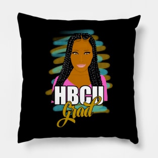 HBCU Grad Long Braids Pillow
