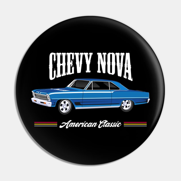 Chevy Nova Classic Cars American Pin by masjestudio