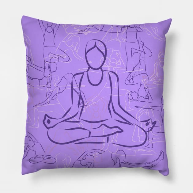 Yoga Mediation Pillow by XOOXOO