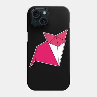 Fox Origami Sticker Style Design Phone Case