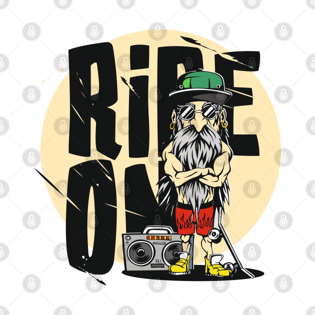 Big Daddy with Radio | Ride On Typography series by Whatastory