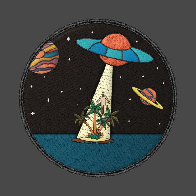 Saved By Aliens Midlife Merit Badge by jephwho