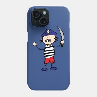 SHIPWRECK'D SARAH THE PIRATE KID (FROM MY BOOK 'HAIRY TALES' BY CLIFFORD JAMES HAYES) Phone Case