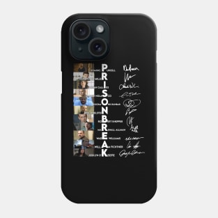 Prison Break Cast  Signature Phone Case