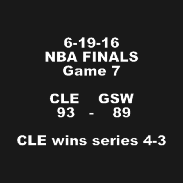 2016 nba finals stats