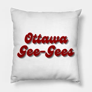 Ottawa Gee-Gees Pillow