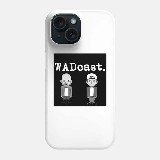 WADcast Homage Black Background Phone Case by WADco Media