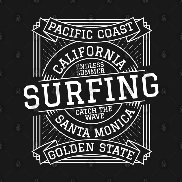 Surfing Santa Monica by Kams_store