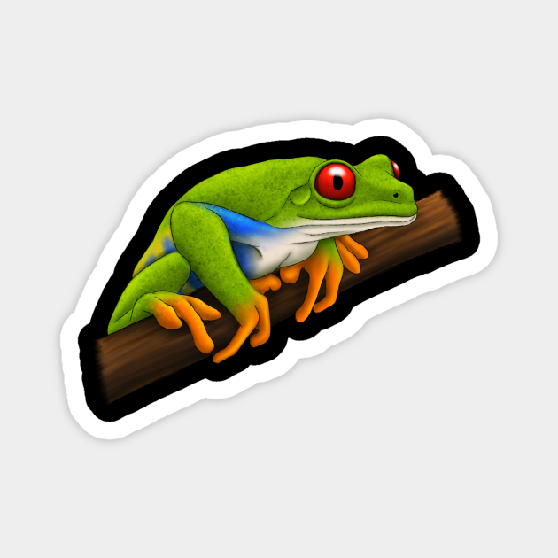 Red Eyed Tree Frog - Tree Frog Cartoon - Magnet | TeePublic Red Eyed Tree Frog - Tree Frog Cartoon - Magnet | TeePublic