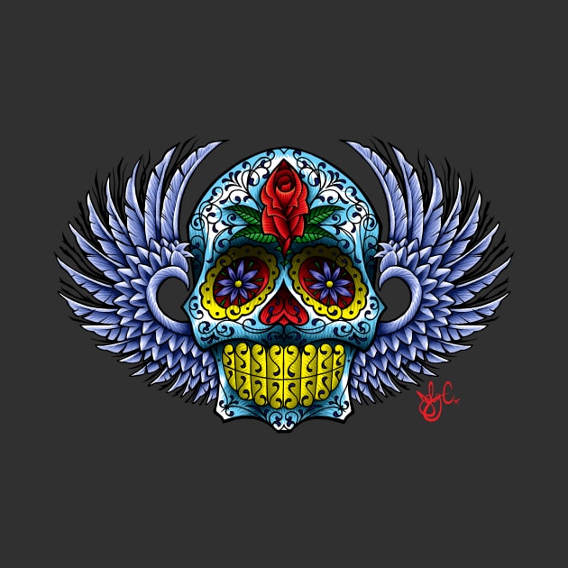 flying calavera by jobyc