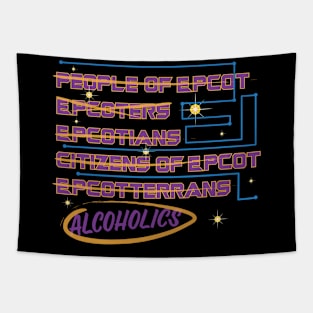 People of Epcot - Cosmic Rewind Shirt Tapestry