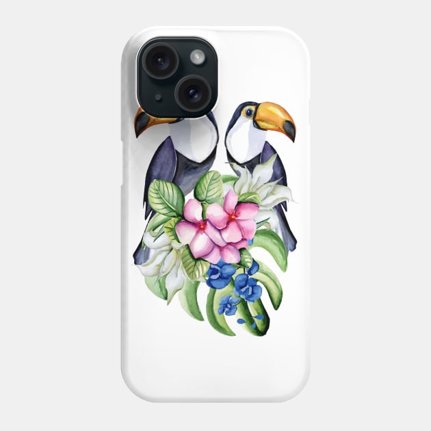 Toucans Phone Case by JuliaBadeeva