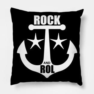 Rock And Rol tee design birthday gift graphic Pillow