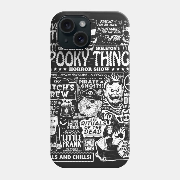 Spooky Things II Phone Case by chrisraimoart