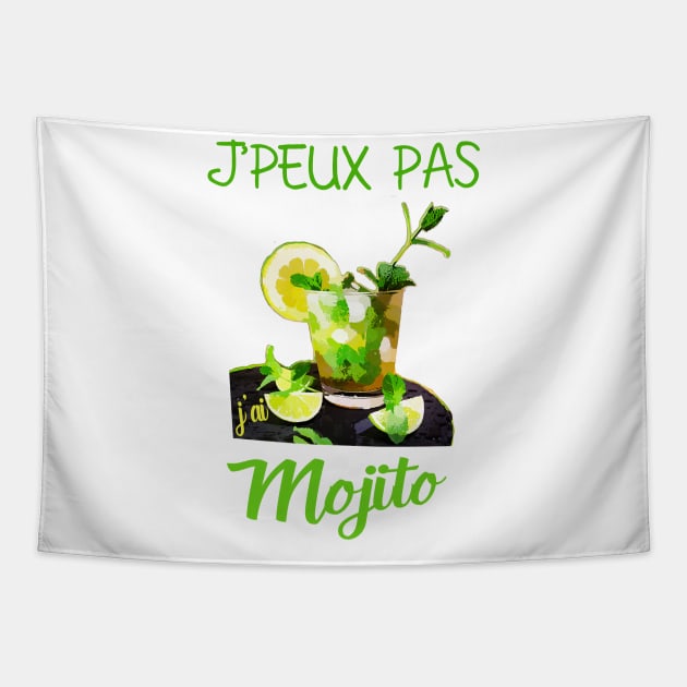 j'peux pas j'ai mojito Tapestry by ChezALi