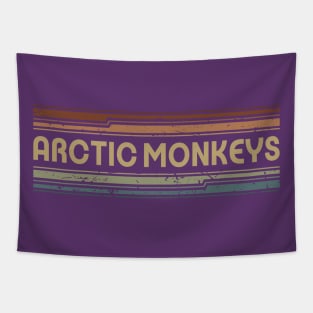 Arctic Monkeys Retro Lines Tapestry