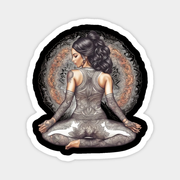 Bikram Yoga Magnet by animegirlnft