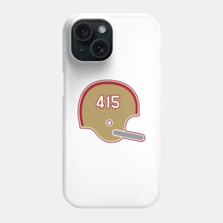 San Francisco 49ers 415 Helmet Phone Case