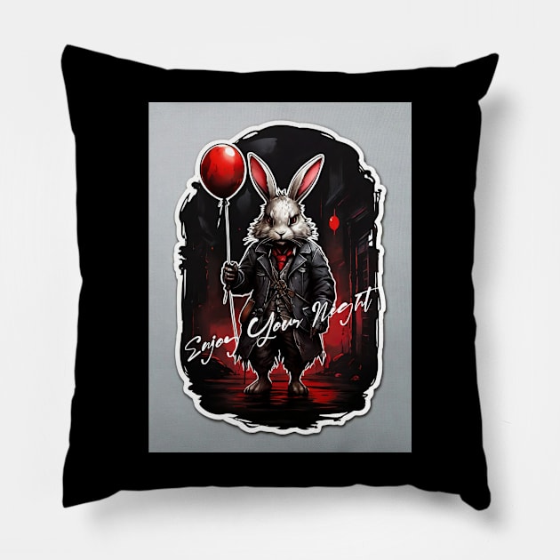 Enjoy Your Night 01 Pillow by UB design