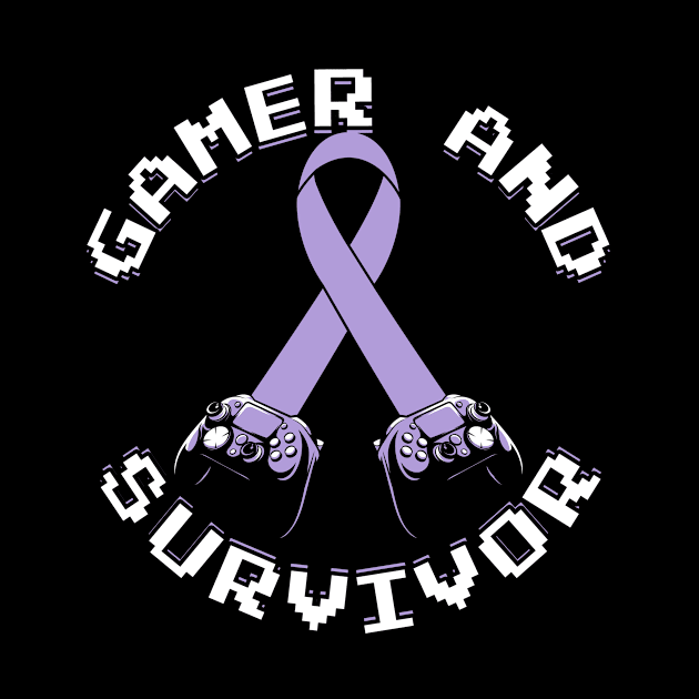 Testicular Cancer Awareness Gamer And Survivor Gift by Alex21