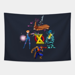 House of X FB Group Shirt 7: Blastin’! Tapestry