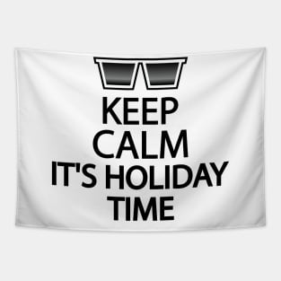 Keep calm it's holiday time Tapestry