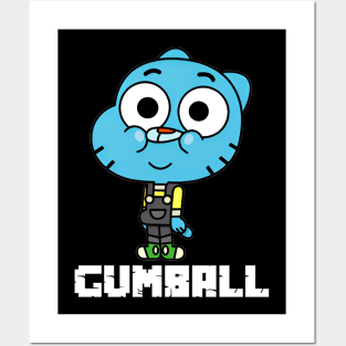 Smiling Gumball Watterson - The Amazing World of Gumball Art Board Print  for Sale by RoserinArt