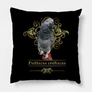 Loro gris Pillow