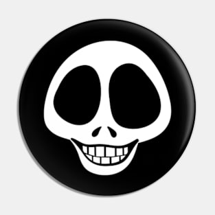 Smiling Skull Pin