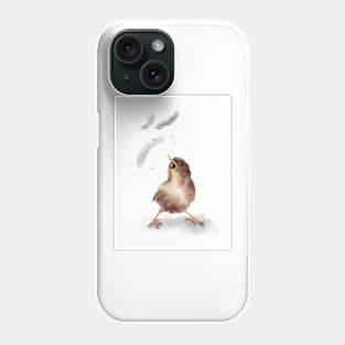 Bird and feathers Phone Case