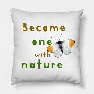 become one with nature Pillow