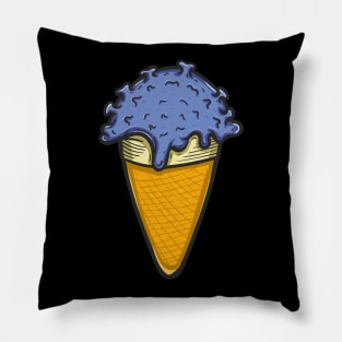 Ice cream virus Pillow