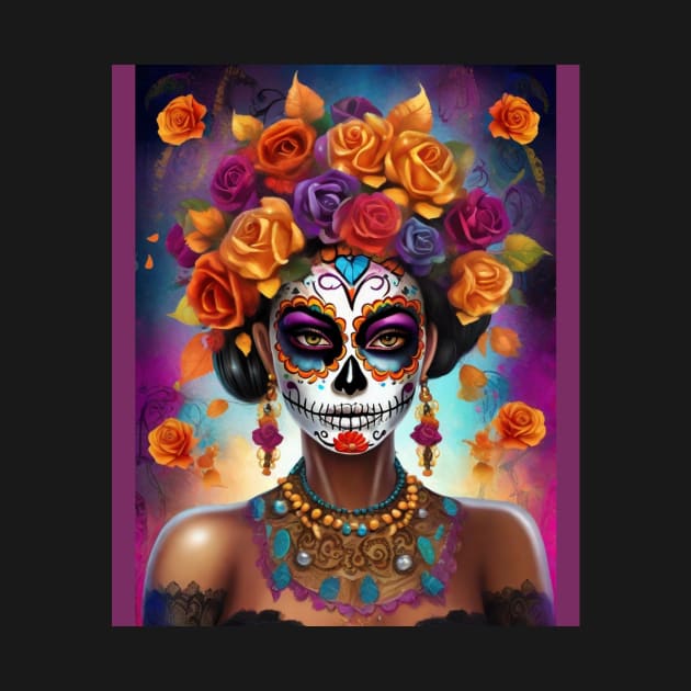 Mexican Traditions: Day of the Dead Sugar Skull Beauty by ImaginativeInkPOD