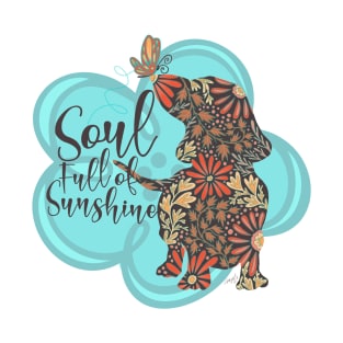 Soul Full Of Sunshine Garden Dachshund T-Shirt